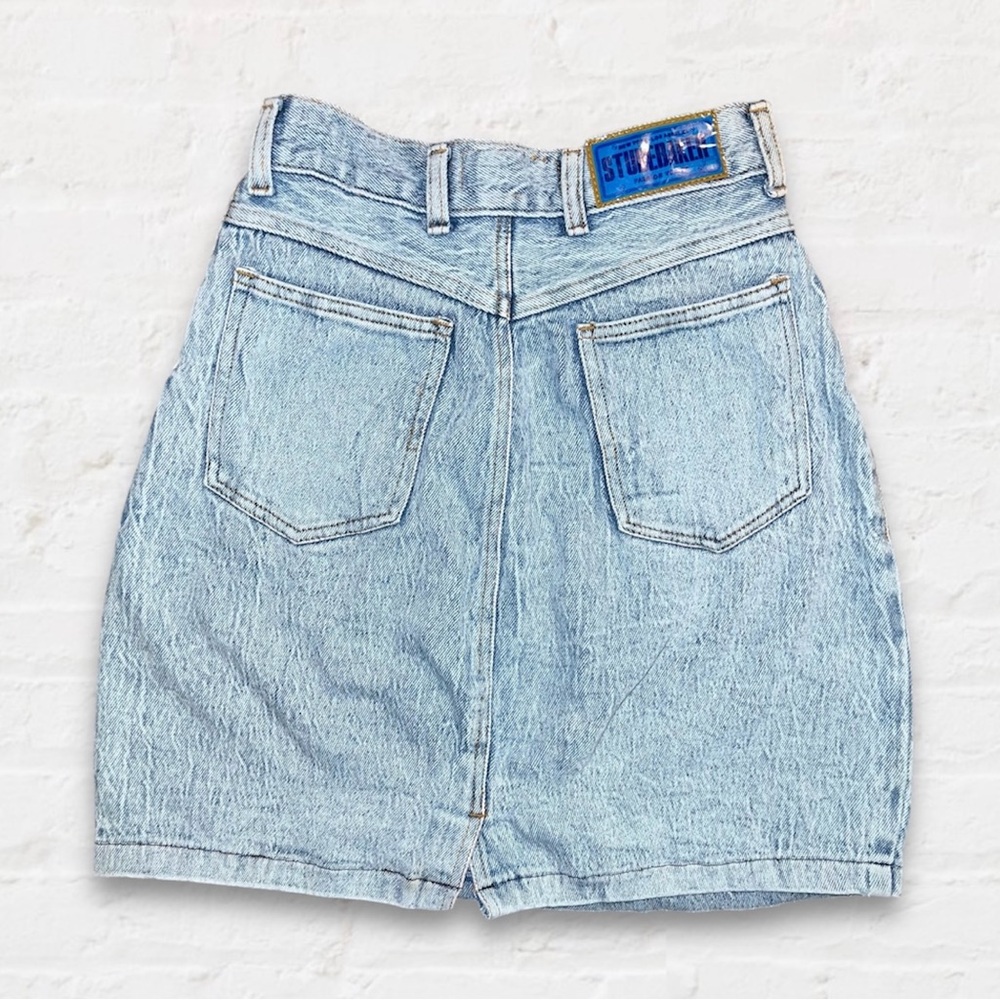 Vintage 80’s Stone Wash Denim Skirt